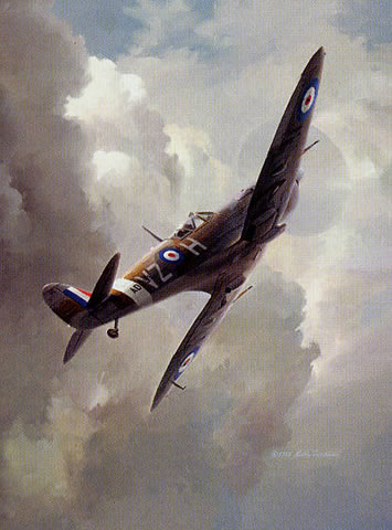 "High Flight" - Keith Ferris - Spitfire World War II Aviation Art